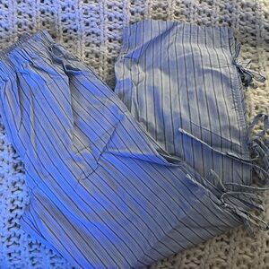 Striped Blue and White Pants